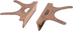 Wilton 404-6 Copper Vise Jaw Pads 6" (24408) - Brown