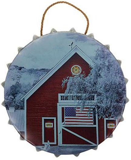 Wind & Weather  Americana Bottle Cap Art - Default - Excellent
