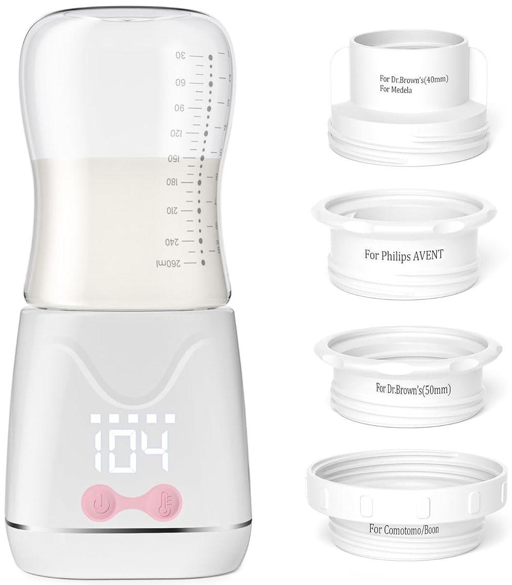 W-Maxa  Portable Bottle Warmer Travel Bottle SM-2301 - White - Excellent