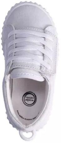 Wonder Nation  Baby Girl's Alternative Closure Sneaker Size 5 - White - Over Stock