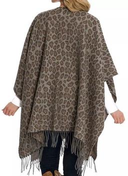 Woolrich Cozy Blanket Wrap - Leopard