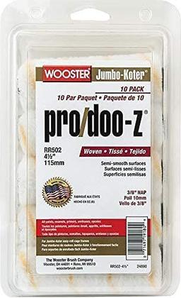 Wooster RR502 4.5" Pro/Doo-Z 3/8" Nap (40-Pack) - White