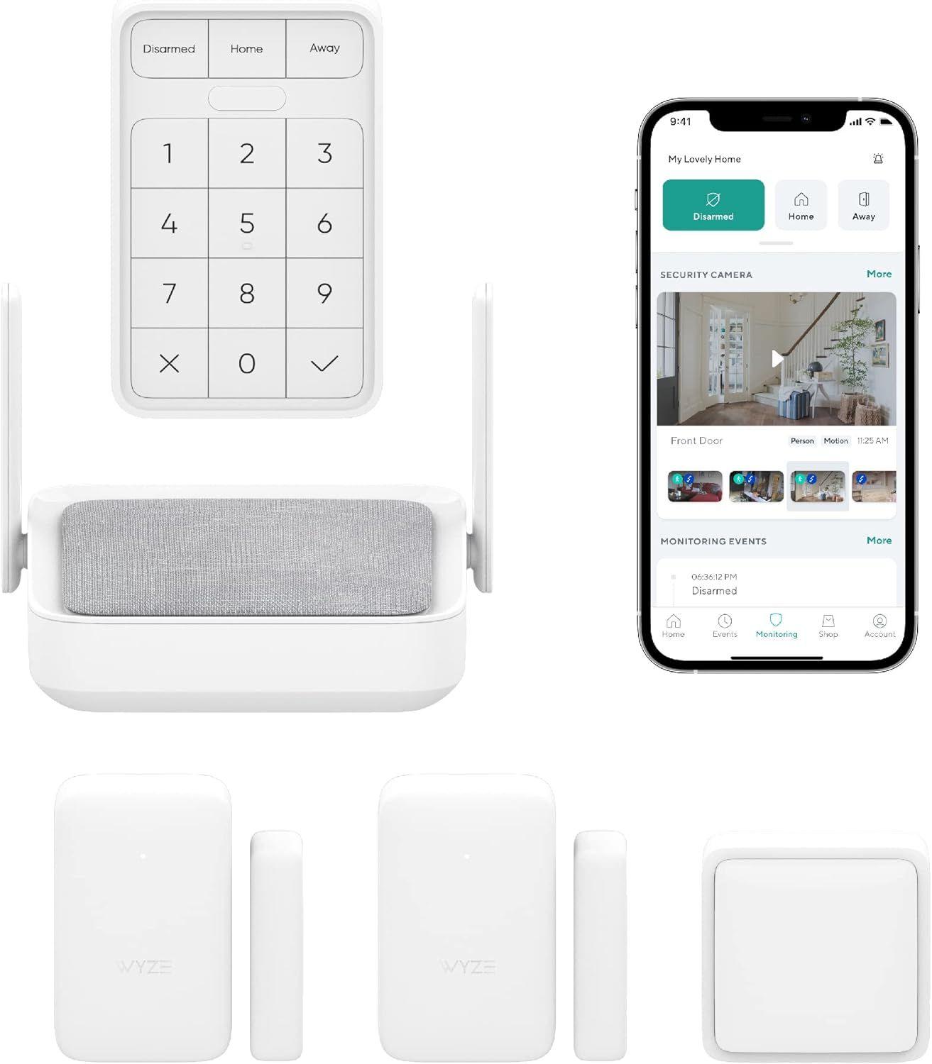 Wyze  Home Monitoring Core Starter Kit - White - Excellent