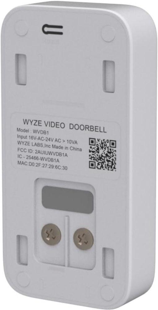 Wyze Video Doorbell Only (Wired) - White