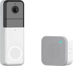 Wyze Video Doorbell Pro + Wyze Chime Pro - White