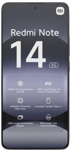 Refurbished Xiaomi Redmi Note 14 5G - Reebelo US