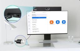 Yealink UVC34 All-in-One USB Video Bar - Grey