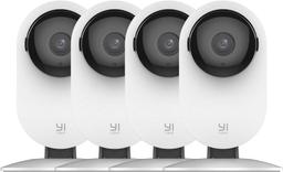 YI 4pc Security Home Camera - White