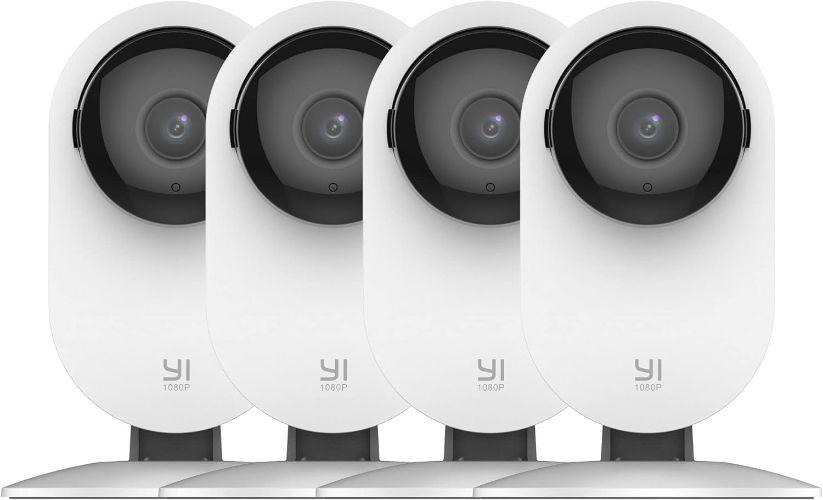 Yi YI 4pc Security Home Camera - White - Excellent