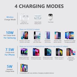 Yootech 2-in-1 Dual Wireless Charging Pads MF400 - Black