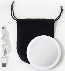Zadro Rechargble Compact Mirror - White - Excellent