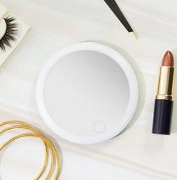 Zadro Rechargble Compact Mirror - White - Excellent