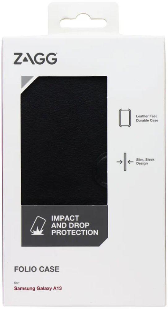 ZAGG  Folio Phone Case for Samsung Galaxy A13 - Black - Brand New