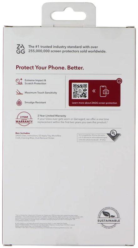 Zagg Glass Screen Protector for Samsung Galaxy A73 - Clear