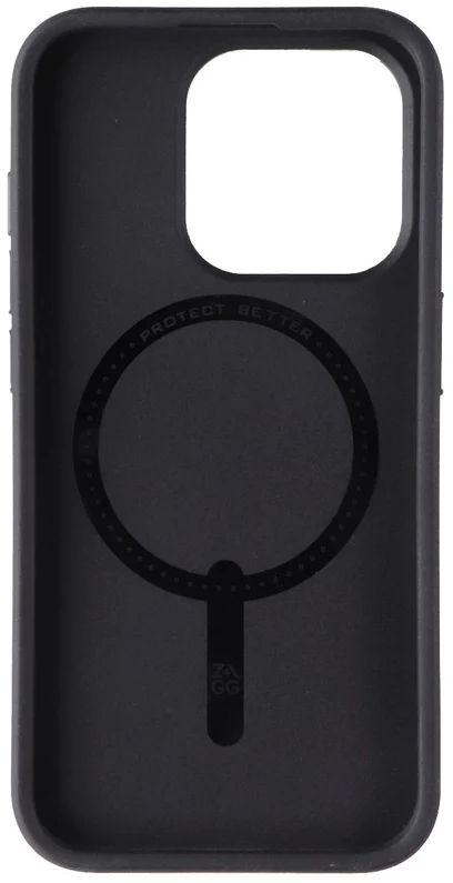 Zagg London Snap Phone Case for iPhone 15 Pro - Black Geo
