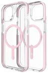Zagg Piccadilly Snap Phone Case for iPhone 15/14/13 - Clear/Pink