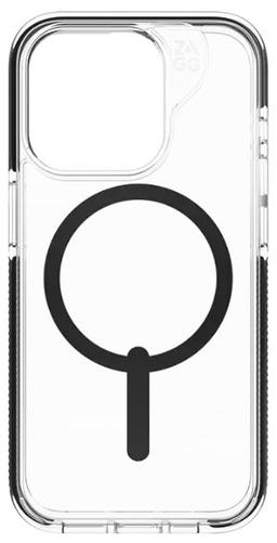 Zagg Piccadilly Snap Phone Case for iPhone 15 Pro - Clear/Black