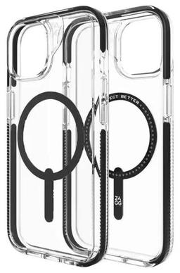 Zagg Piccadilly Snap Phone Case for iPhone 15 Pro - Clear/Black