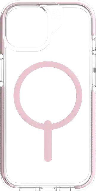 Zagg Piccadilly Snap Phone Case for iPhone 15 Pro Max - Pink/Clear