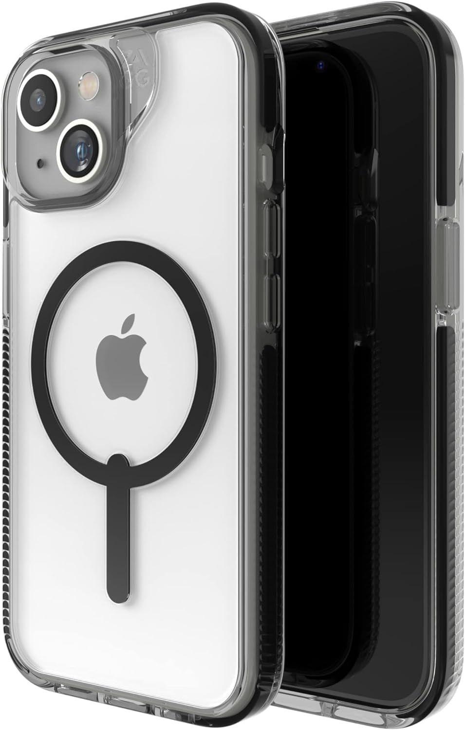 Zagg Santa Cruz Snap Phone Case for iPhone 15 Plus - Black