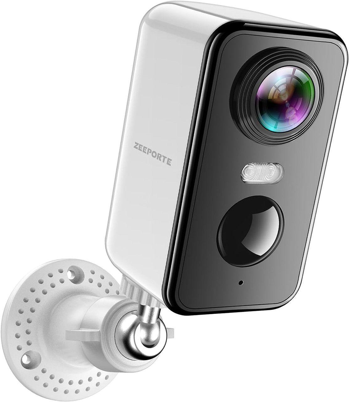 ZEEPORTE Zeeporte 1080P HD Security A4 Camera Outdoor  - White - Excellent