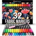 Zenacolor 32 Fabric Markers Pens