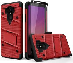 ZIZO BOLT Series Phone Case for LG Harmony 3/ K40/ Solo - Red/Black - Brand New