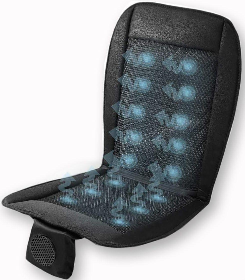 Zone Tech  Cooling Car Seat Cushion SE0046-C - Black - Excellent