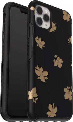 OtterBox  Symmetry Series Phone Case for iPhone 11 Pro Max - Black/Gold Floral - Premium