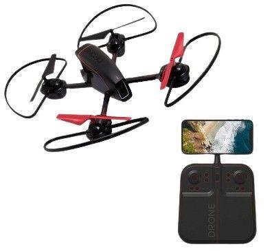Sharper Image  Drone with Streaming Camera - Black/Red - Excellent
