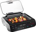 Gourmia  FoodStation 5-in-1 Smokeless Grill & Air Fryer with Smoke-Extracting Technology in Black in Excellent condition