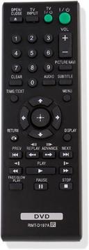 Sony  RMT-D197A Remote Control for Sony DVD Player in Black in Acceptable condition