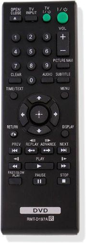 Sony  RMT-D197A Remote Control for Sony DVD Player in Black in Acceptable condition