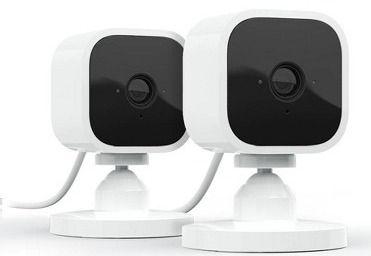 Amazon  Blink Mini 1080p Security Camera - 2-Pack - Black - Excellent