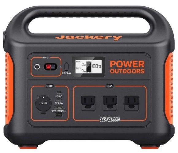 Jackery  Explorer 1500 Portable Power Station - Black/Orange - Excellent