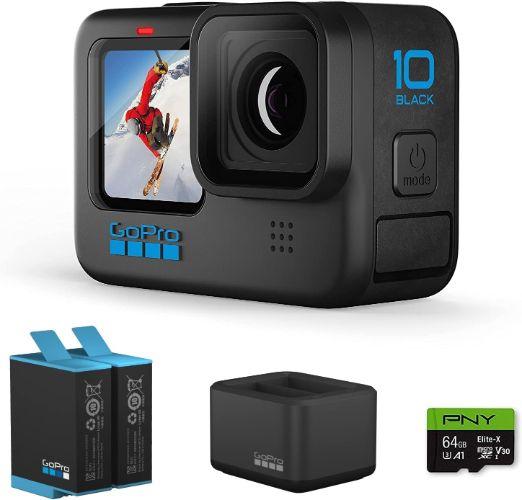 GoPro  Hero10 Action Camera in Black in Excellent condition