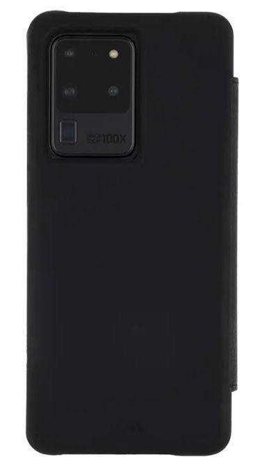 Case-Mate  Wallet Folio Series Phone Case for Galaxy S20 Ultra - Black - Brand New