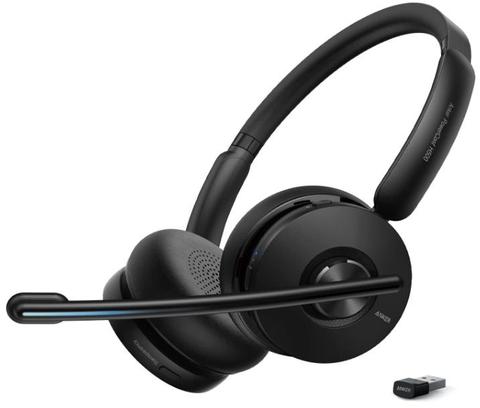 Anker  PowerConf H500 Bluetooth Dual-Ear Headset with Microphone - Black - Excellent
