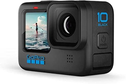 GoPro  Hero 10 Waterproof Action Camera - Black - Premium