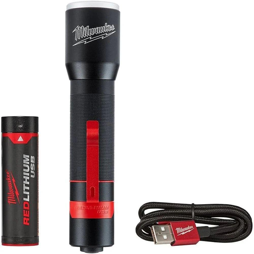 Milwaukee  Electric Tool 2110-21 Compact Flashlight - Black/Red - Excellent