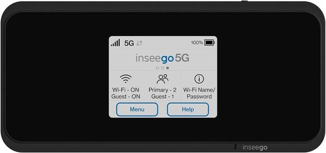 Inseego  M2000 5G MiFi (T-Mobile Locked) in Black in Excellent condition