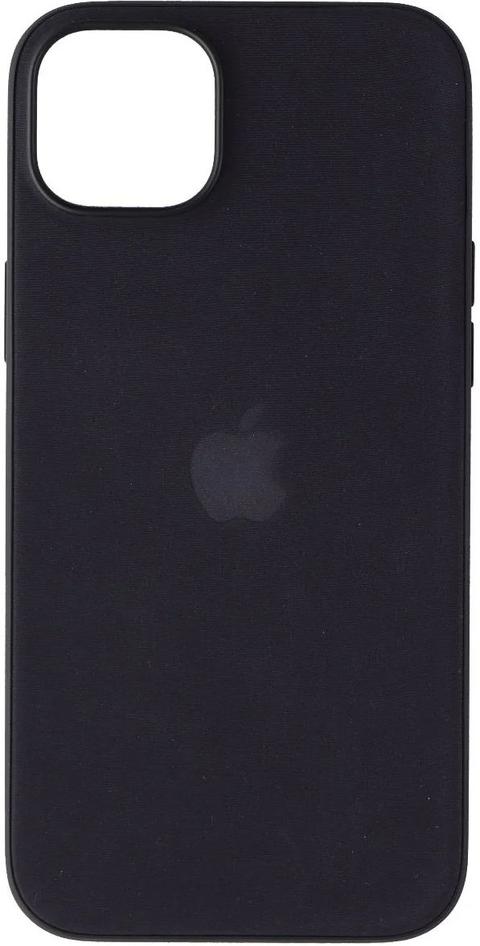 Apple  FineWoven Phone Case for MagSafe for iPhone 15 Plus - Black - Acceptable