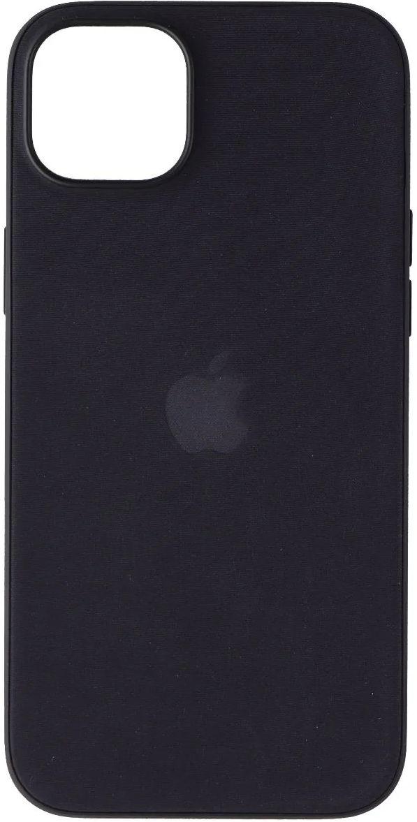 Apple  FineWoven Phone Case for MagSafe for iPhone 15 Plus in Black in Acceptable condition