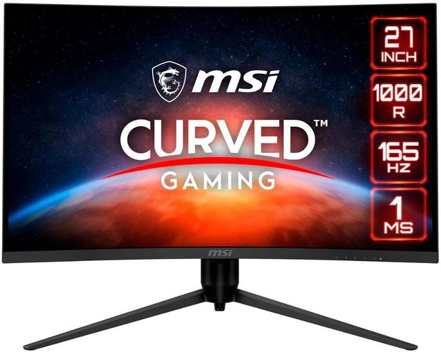 MSI  Optix G271CP Curved Gaming Monitor 27" in Black in Excellent condition