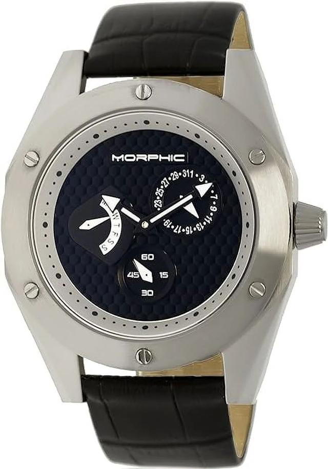 Morphic  Men's M46 Series Watch in Black/Steel in Excellent condition