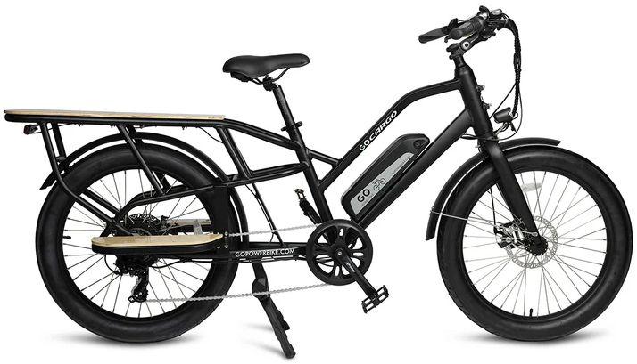 GoPowerBike  GoCargo Electric Bike - Black - Pristine