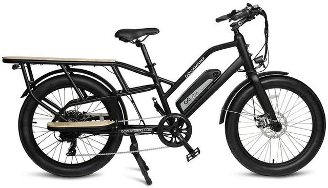 GoPowerBike  GoCargo Electric Bike in Black in Excellent condition