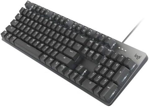 Logitech  K845ch Mechanical Illuminated Wired Gaming Keyboard - Black (Cherry MX Blue) - Excellent