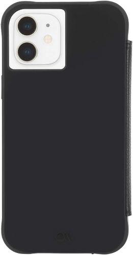 Case-Mate  Tough Wallet Folio Phone Case for Apple iPhone 12 Mini - Black - Brand New