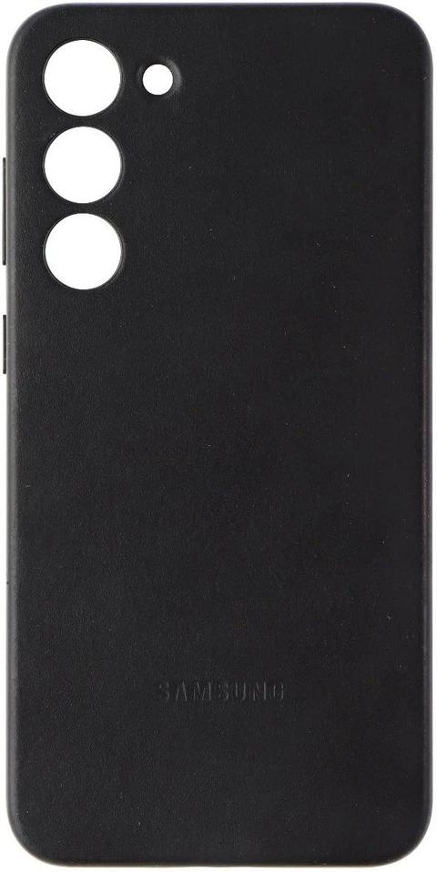 Samsung  Leather Phone Case for Galaxy S23+ - Black - Excellent